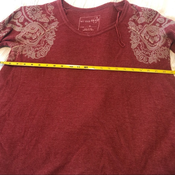 Free People We The Free waffle shirt - Picture 2 of 5